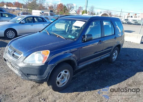 2003 Honda Cr-V Lx из США, поврежденный, VIN SHSRD78483U137780